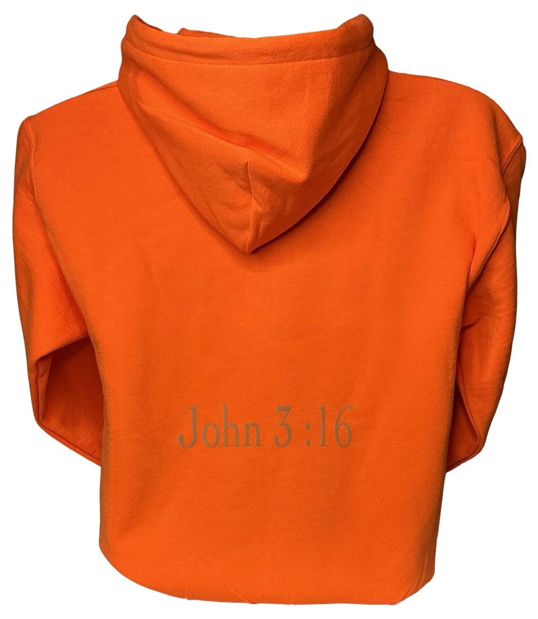 Fall into Orange 3:16 Hoodie